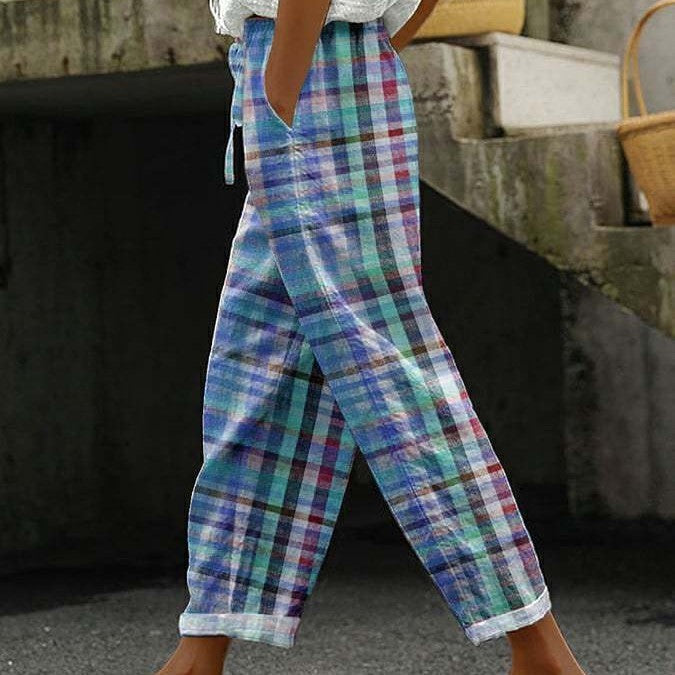 Brenda – Lätta lösa byxor med fickor för kvinnor