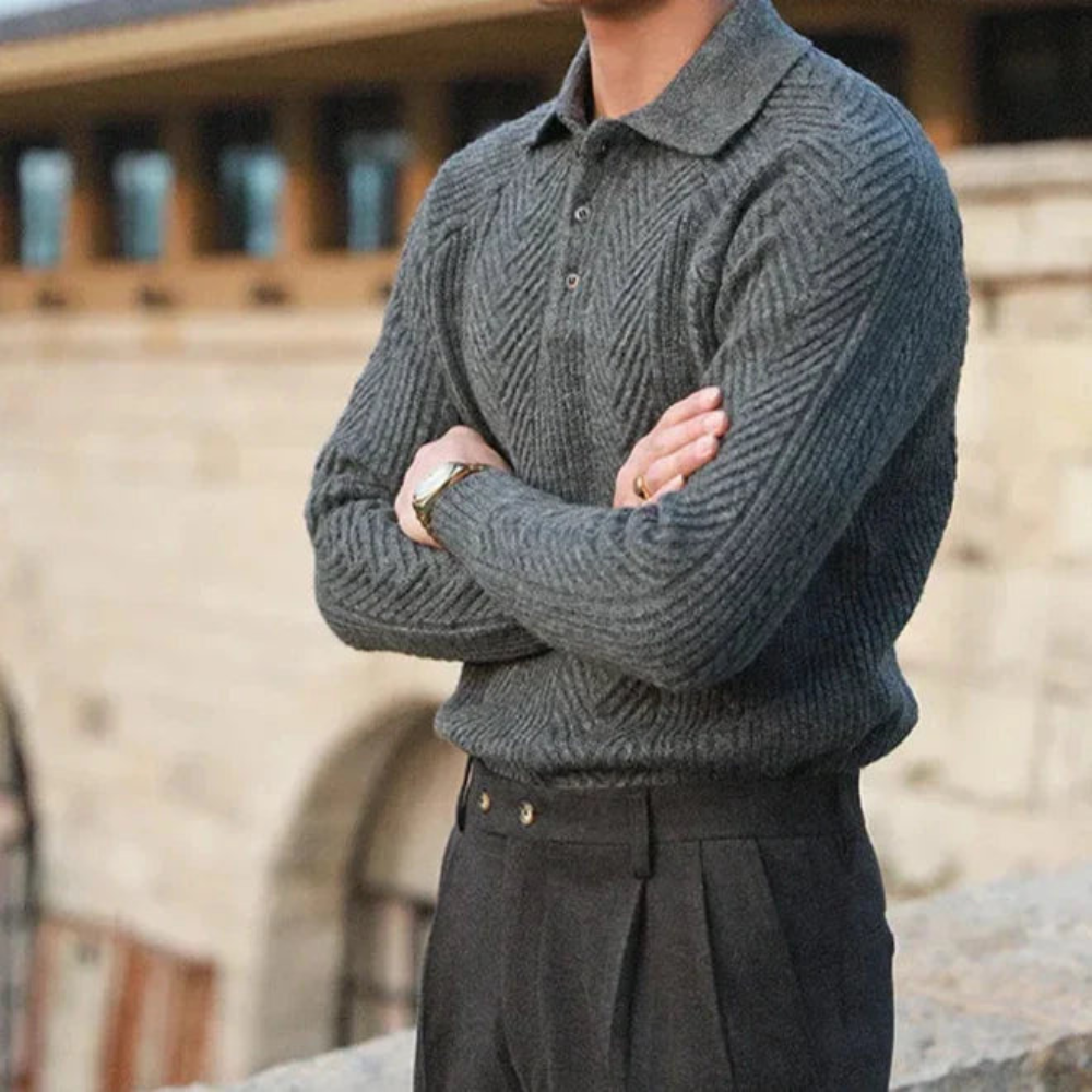 Men’s Classic Knit Polo | Sweater