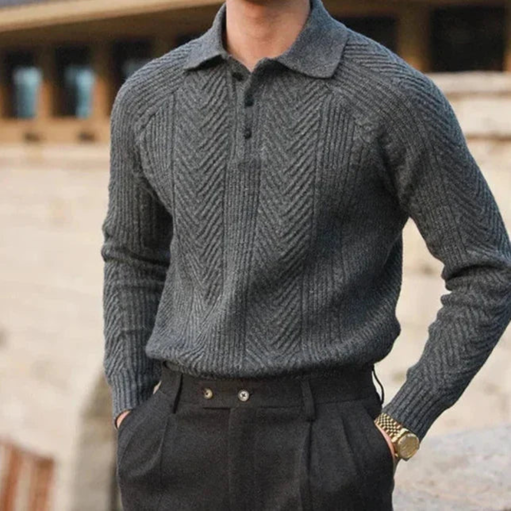 Men’s Classic Knit Polo | Sweater