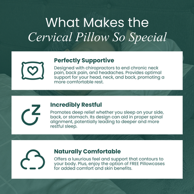 CloudRest™ - Therapeutic Pillow for Posture & Pain Relief