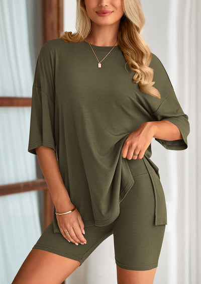 Two Piece Lounge Set Casual Oversized