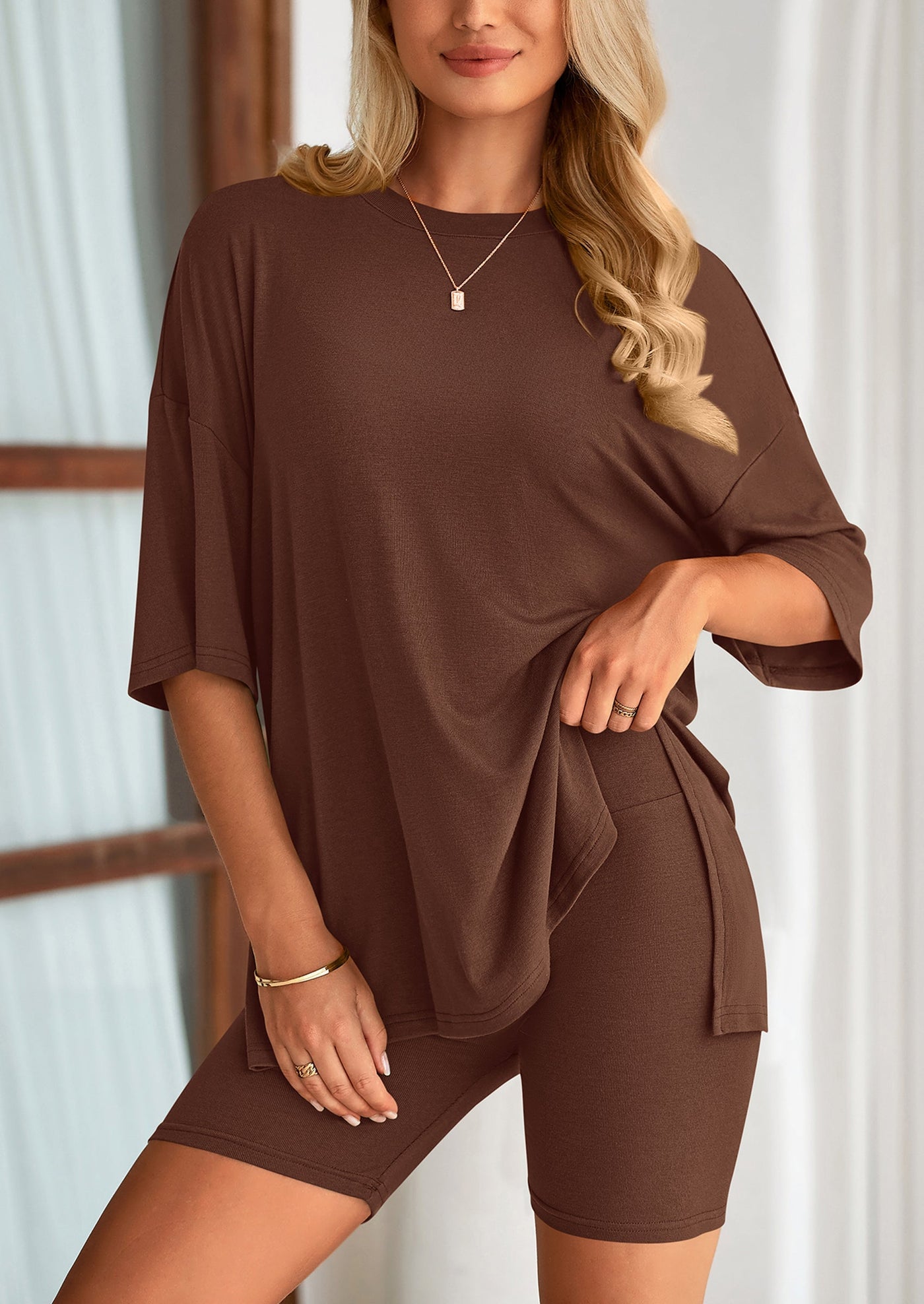 Two Piece Lounge Set Casual Oversized
