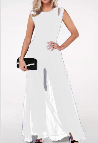 Mary – Jumpsuit i mjukt premiumtyg med enfärgad design