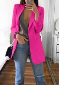 Emma – Slim Cardigan Blazer i Temperament