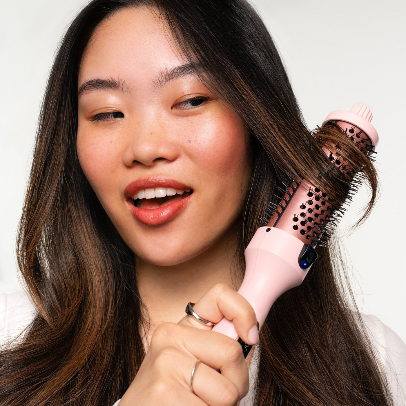 Thermal brush curler