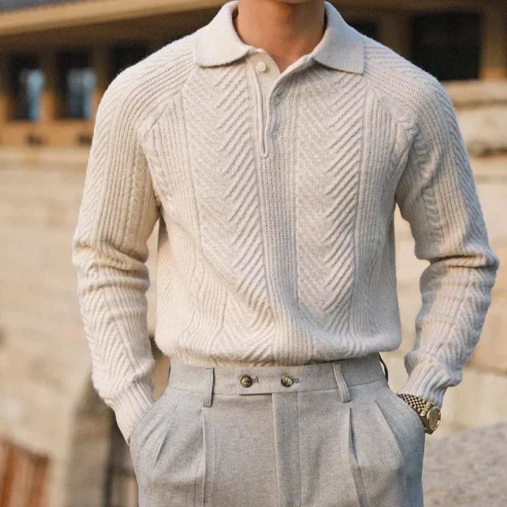 Men’s Classic Knit Polo | Sweater