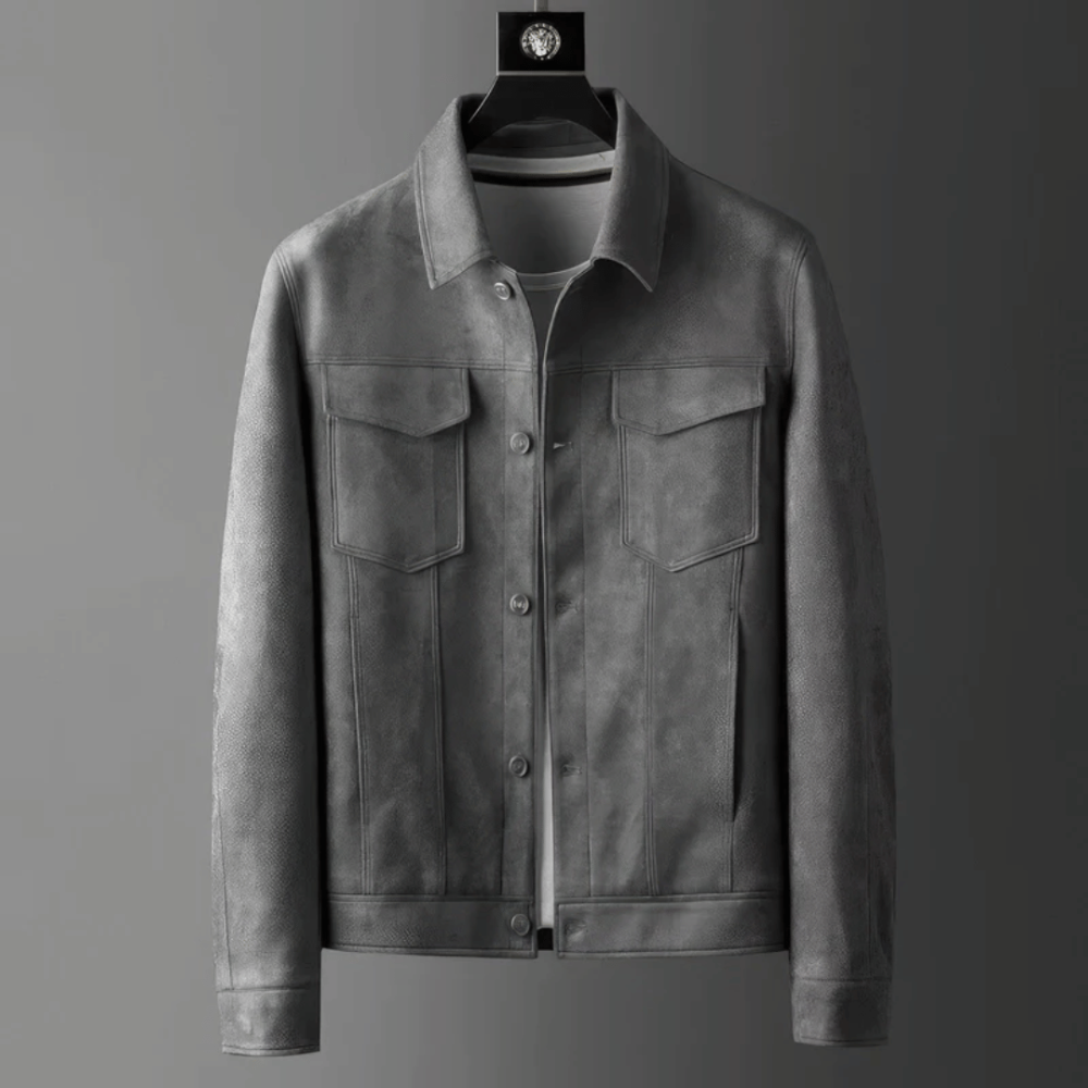 Men's Suede Shirt Jacket | Casual