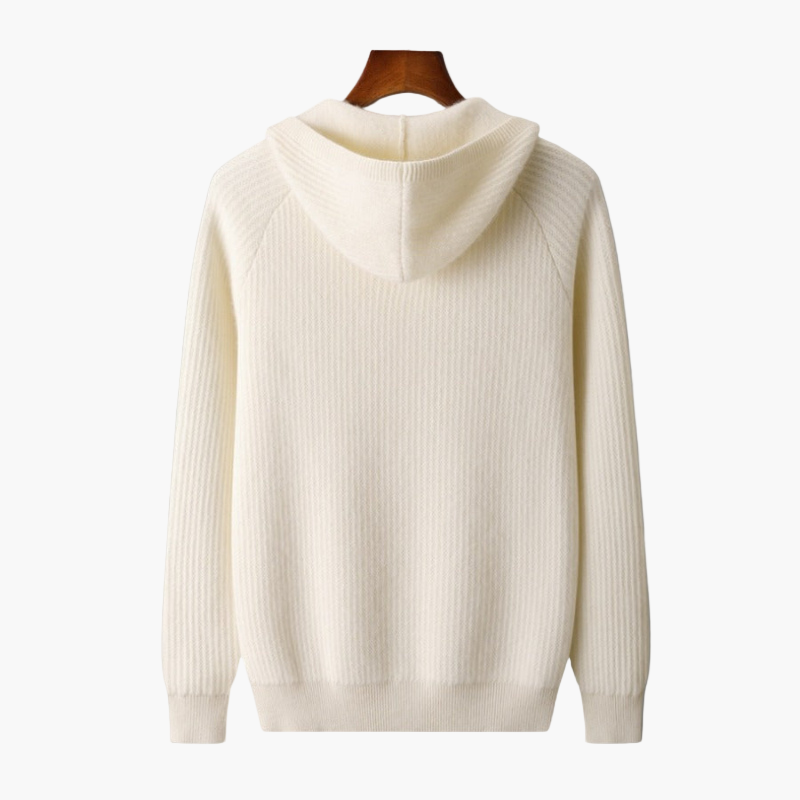 Herrhoodie med dragkedja – Stilren vardagströja för avslappnad elegans