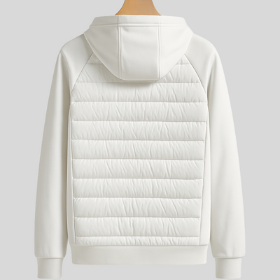 Men's Quilted Puffer Hoodie | Zipped