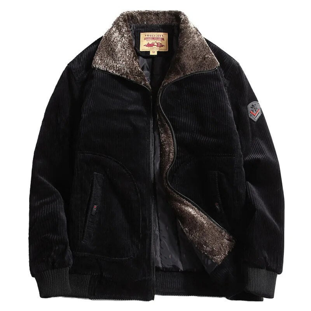 Men's Zip-Up Corduroy Jacket | Outerwear