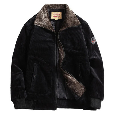 Men's Zip-Up Corduroy Jacket | Outerwear