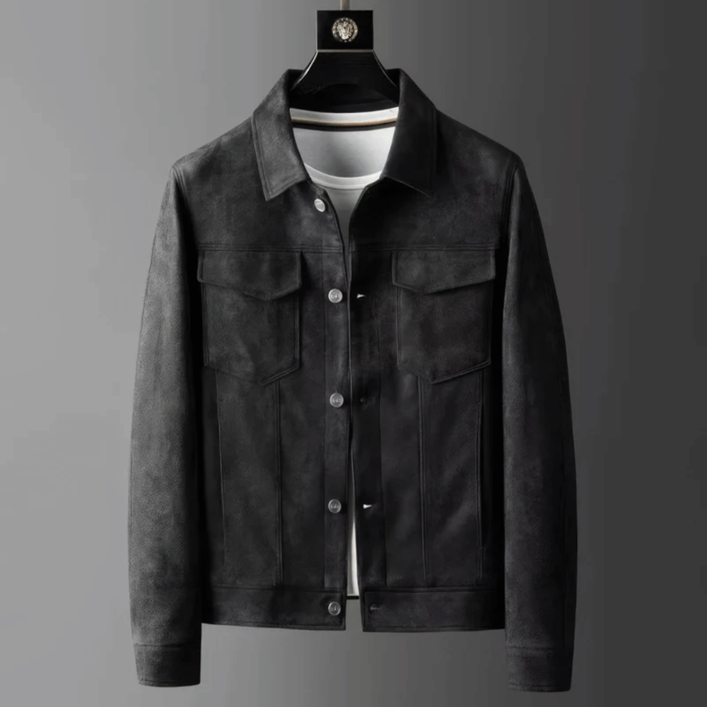 Men's Suede Shirt Jacket | Casual