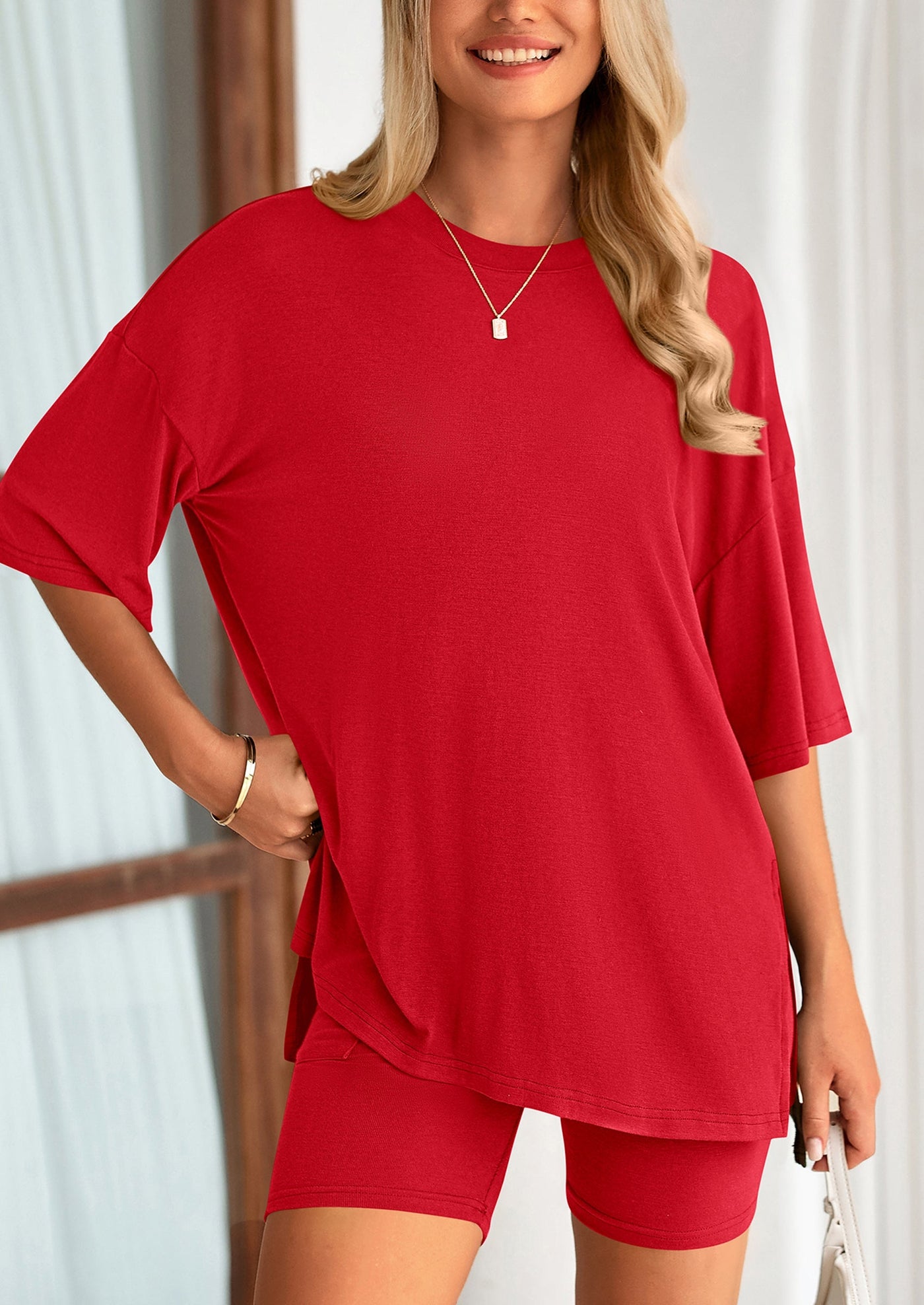 Two Piece Lounge Set Casual Oversized