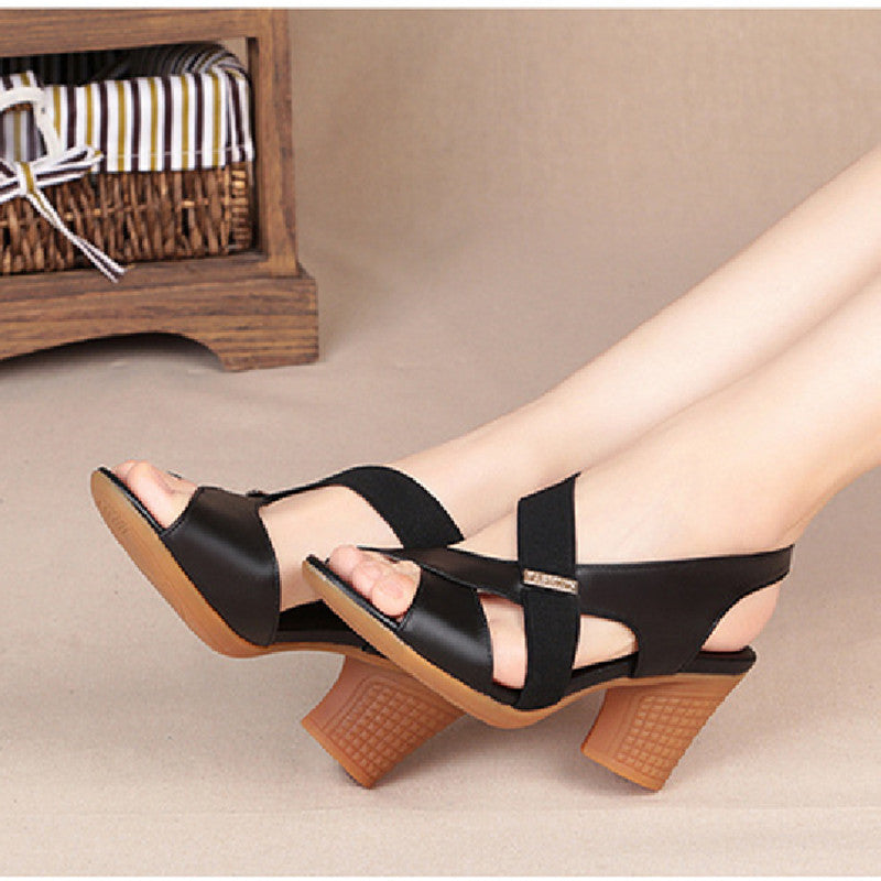 Mandy – Tjockhälliga fiskmunsskor i premium veganskt läder