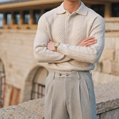 Men’s Classic Knit Polo | Sweater