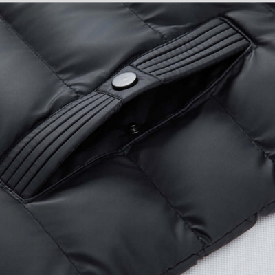 Men's Puffer Zip Hoodie Jacket | Outerwear