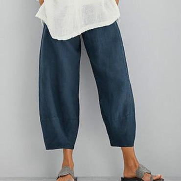 Leah – Lösa Casual Caprisbyxor för Kvinnor