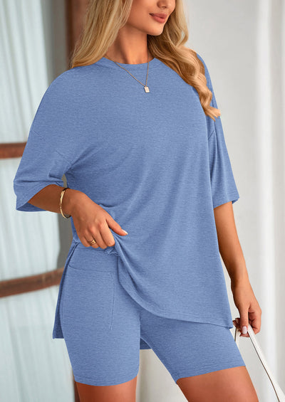 Two Piece Lounge Set Casual Oversized