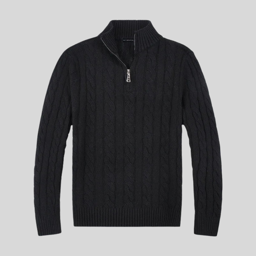 Men’s Knit Zip Sweater | Pullover