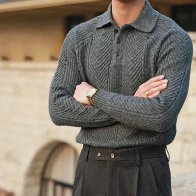 Men’s Classic Knit Polo | Sweater