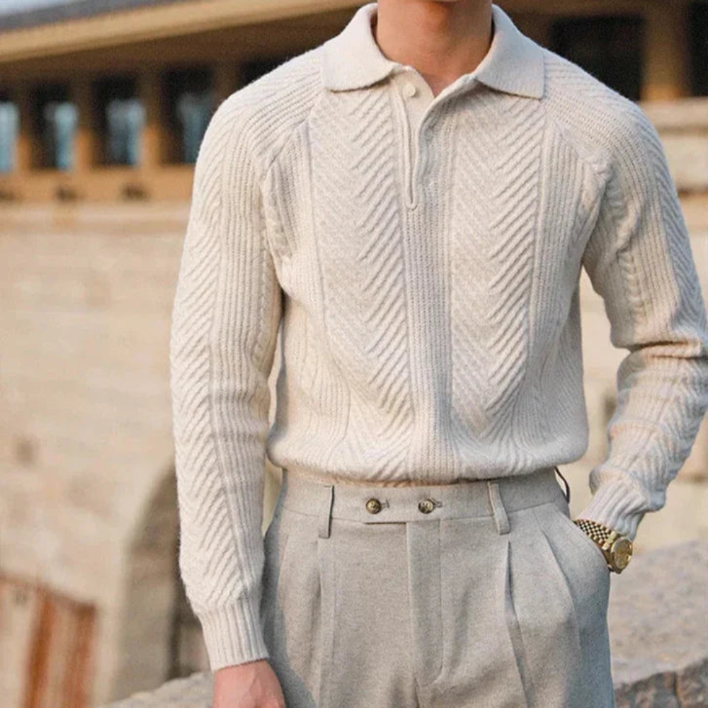 Men’s Classic Knit Polo | Sweater