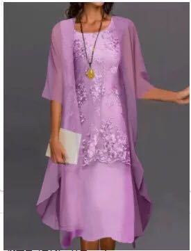 Dam Elegant Festklänning med Själ och Spetsdetaljer – Perfekt för Bröllop och Högtider