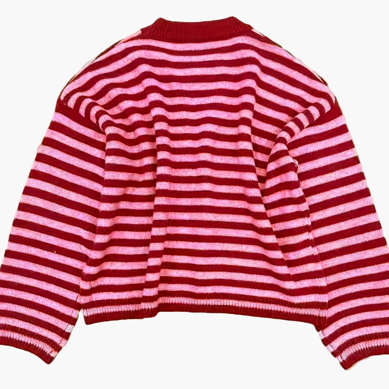 Damtröja med ränder och elegant stil för höst och vinter