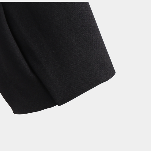 Women’s Cropped Blazer Jacket - Tailored Long Sleeve Open Front