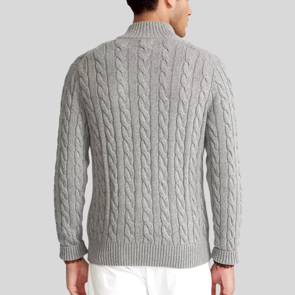 Men’s Knit Zip Sweater | Pullover