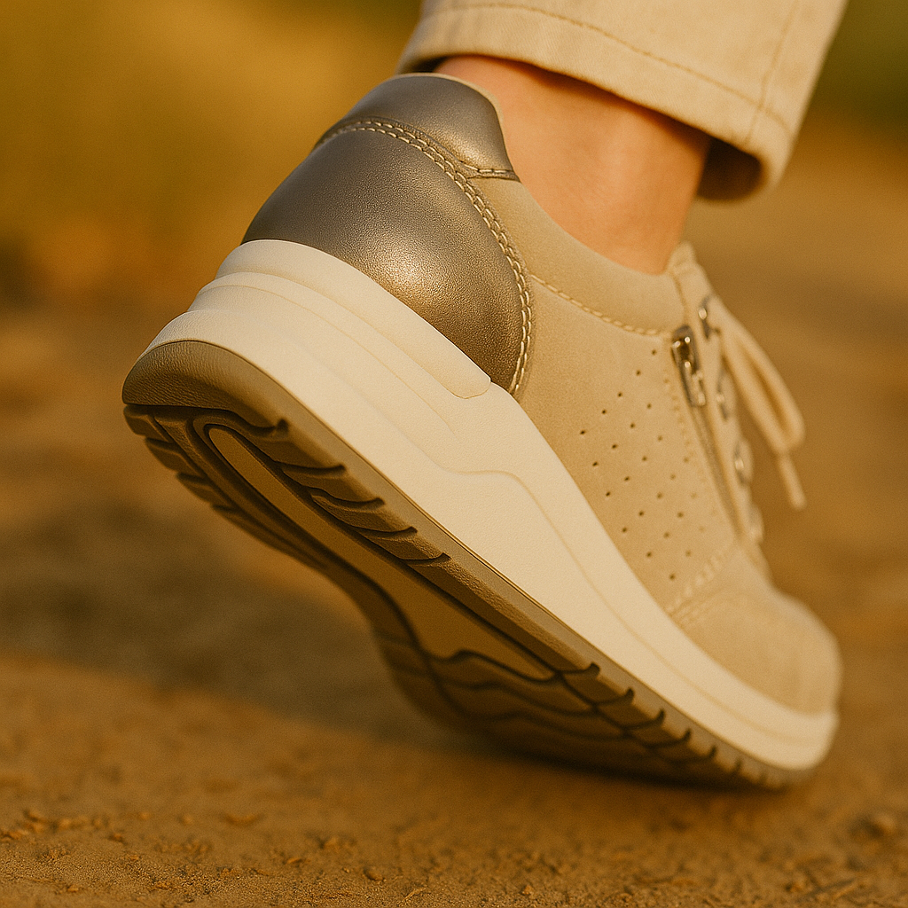 Dam Sneakers Sportiga Vardagsskor med Ortopedisk Komfort