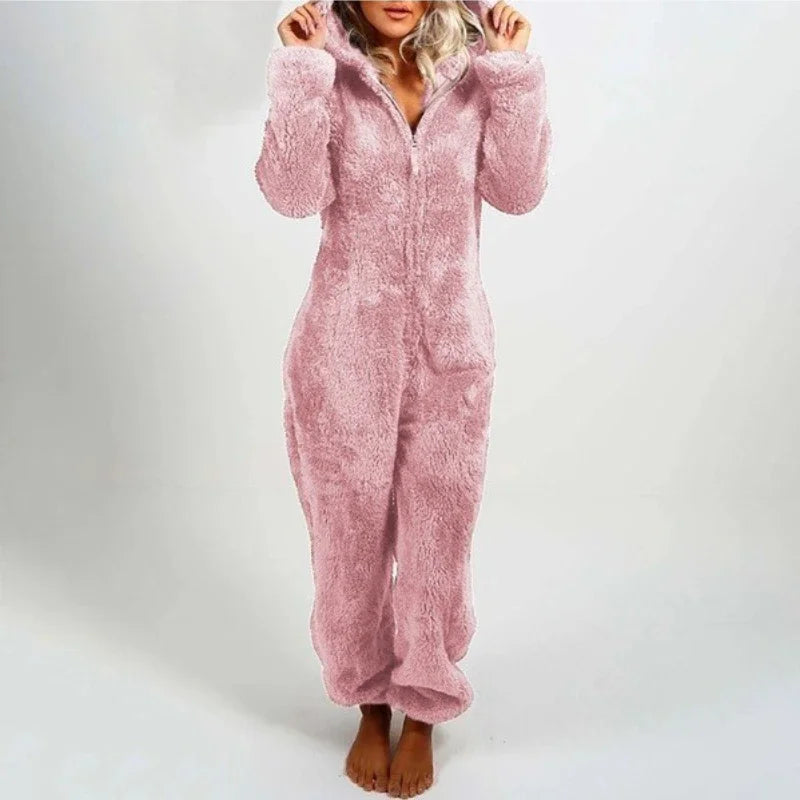 Brenda – Mysig och Elegant Huvtröja Onesie Pyjamas för Kvinnor