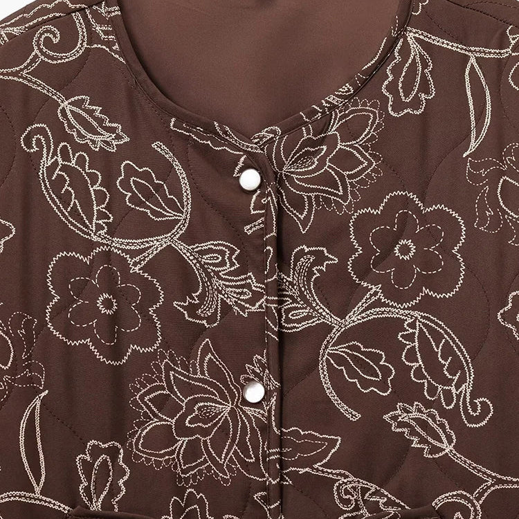 Dam Quiltad Lätt Jacka med Avslappnad Passform för Vardag och Fritid