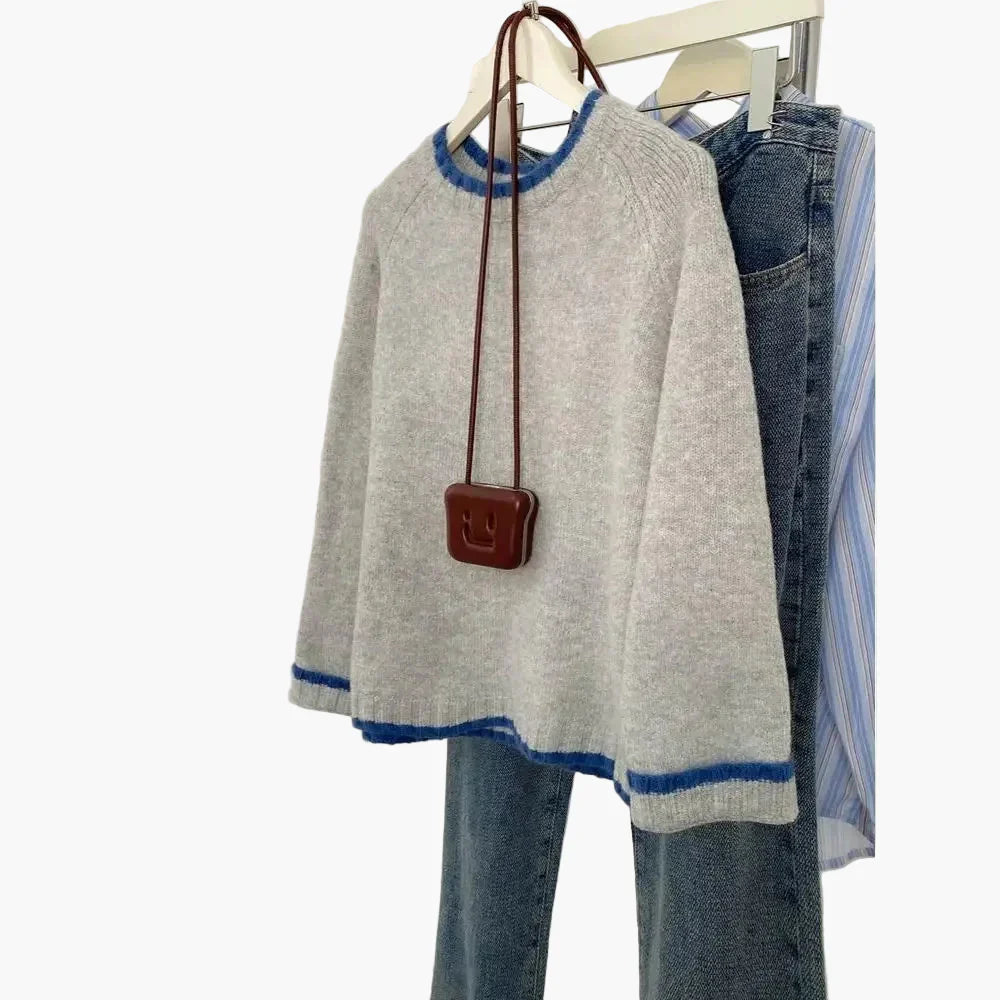 Damtröja med avslappnad passform och trendig design för vardagsbruk