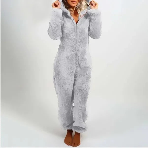 Brenda – Mysig och Elegant Huvtröja Onesie Pyjamas för Kvinnor