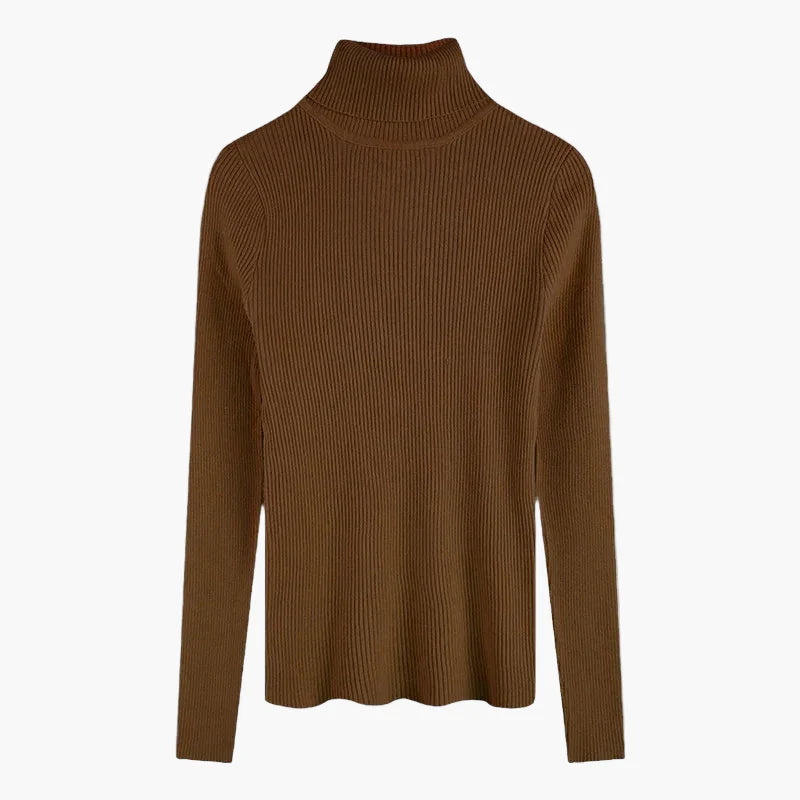 Dam Tunn Polotröja – Elegant Vardagsstil och Lager-på-lager