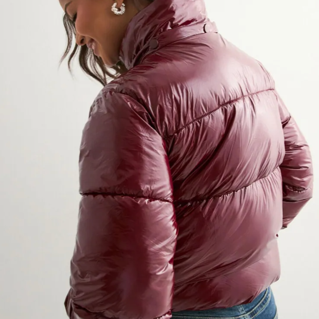 Elyora - Glansig Dunjacka