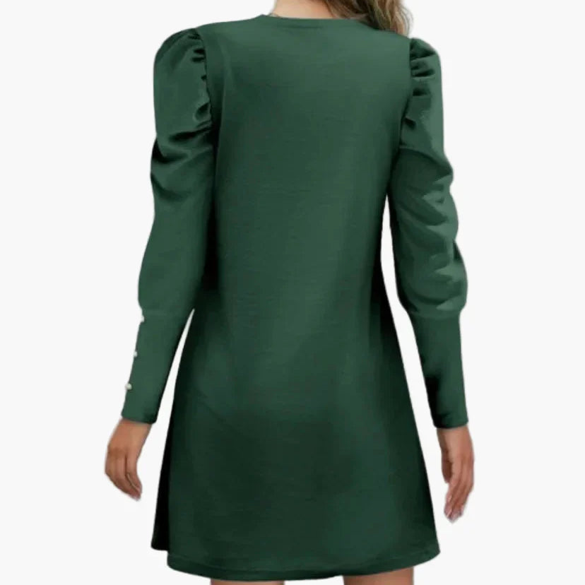 Dam Klänning Elegant Puffärm Party och Vardagsstil