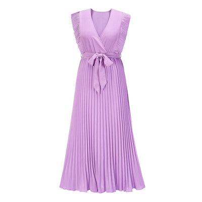 Adele™ - Dress with V-Neck