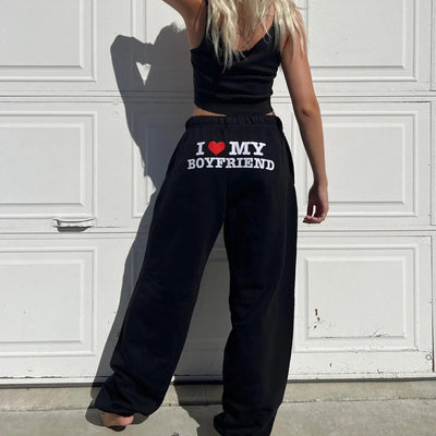 Iris | Women's High Waist Printed Joggers