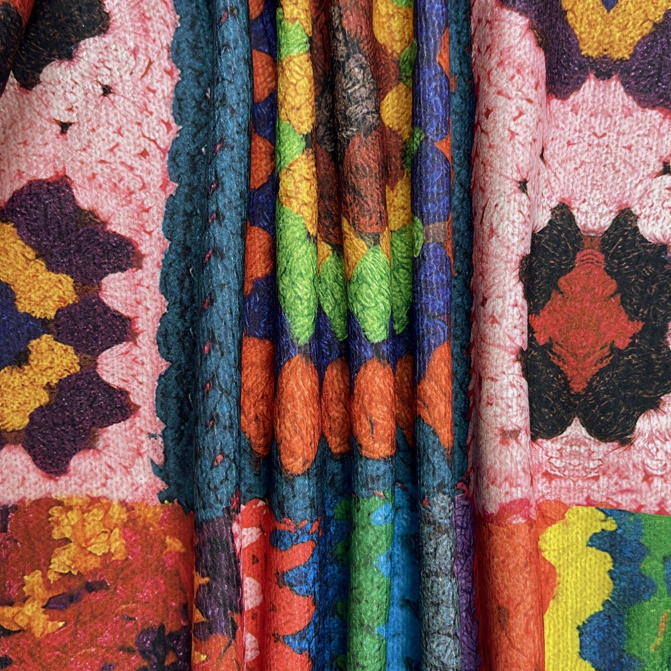 Chelsea – Stickad Tröja med 3D Rutmönster