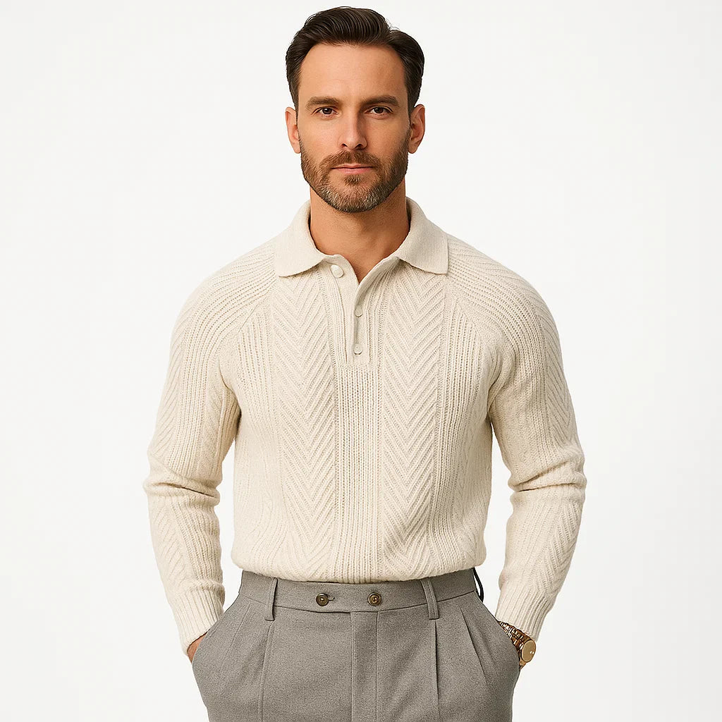 Men’s Classic Knit Polo | Sweater