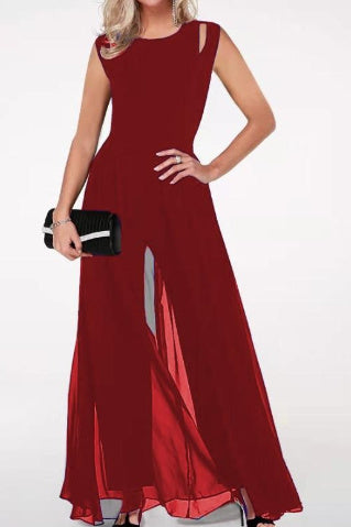 Mary – Jumpsuit i mjukt premiumtyg med enfärgad design