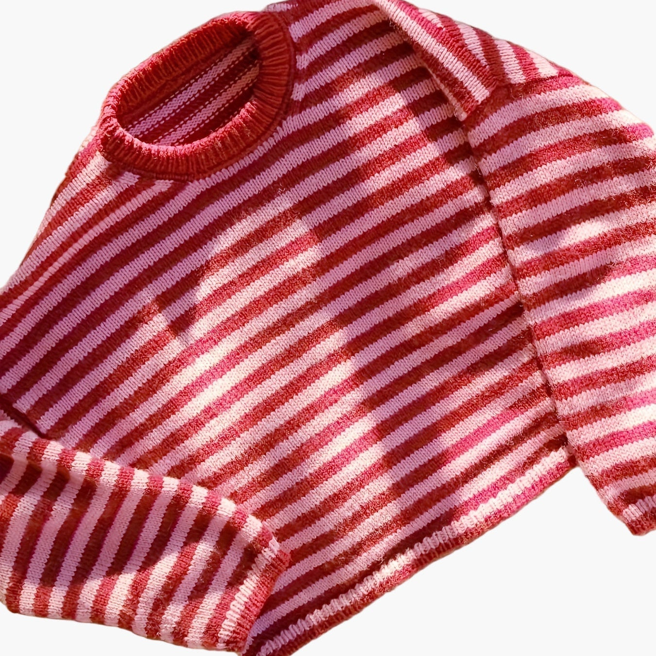 Damtröja med ränder och elegant stil för höst och vinter