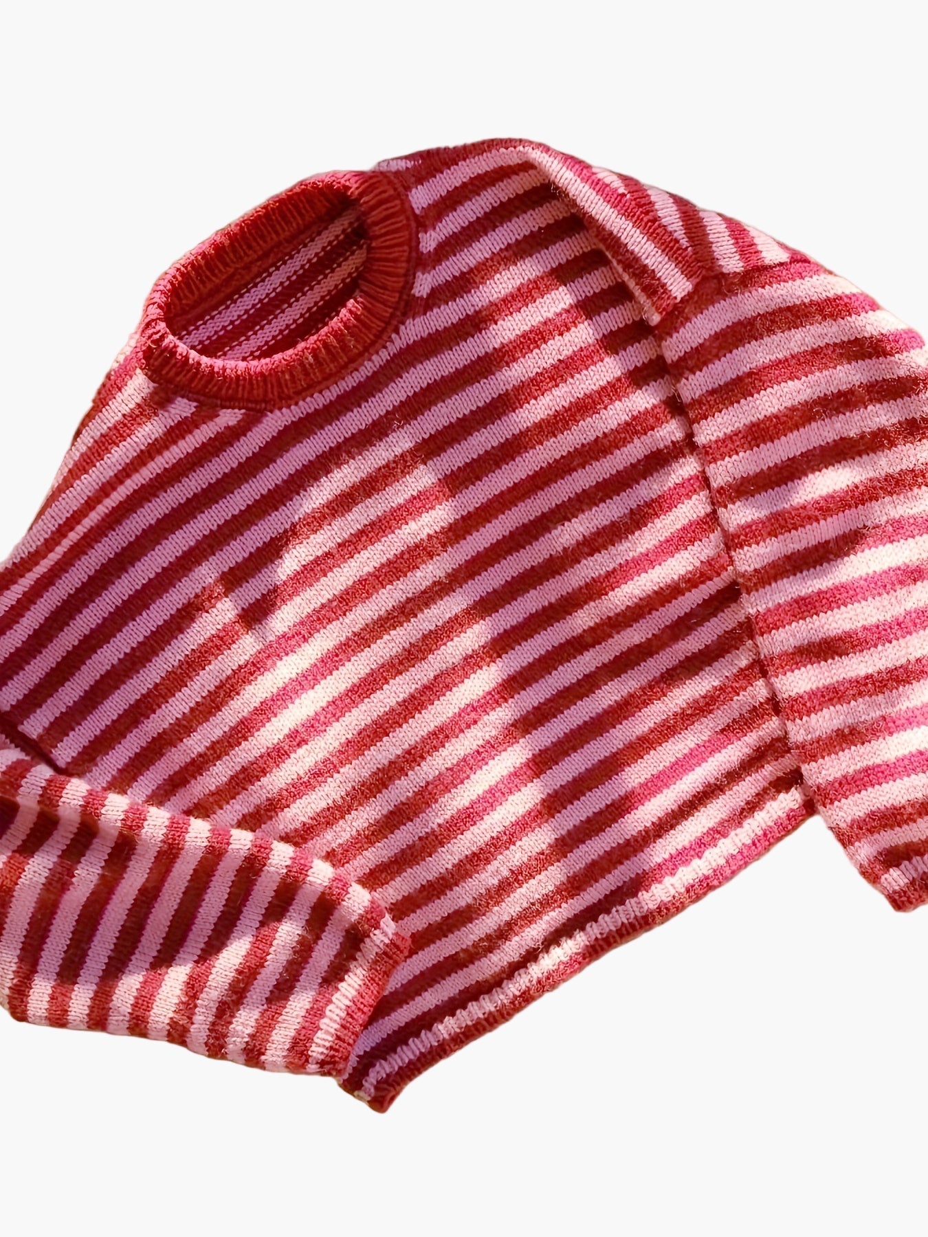 Damtröja med ränder och elegant stil för höst och vinter