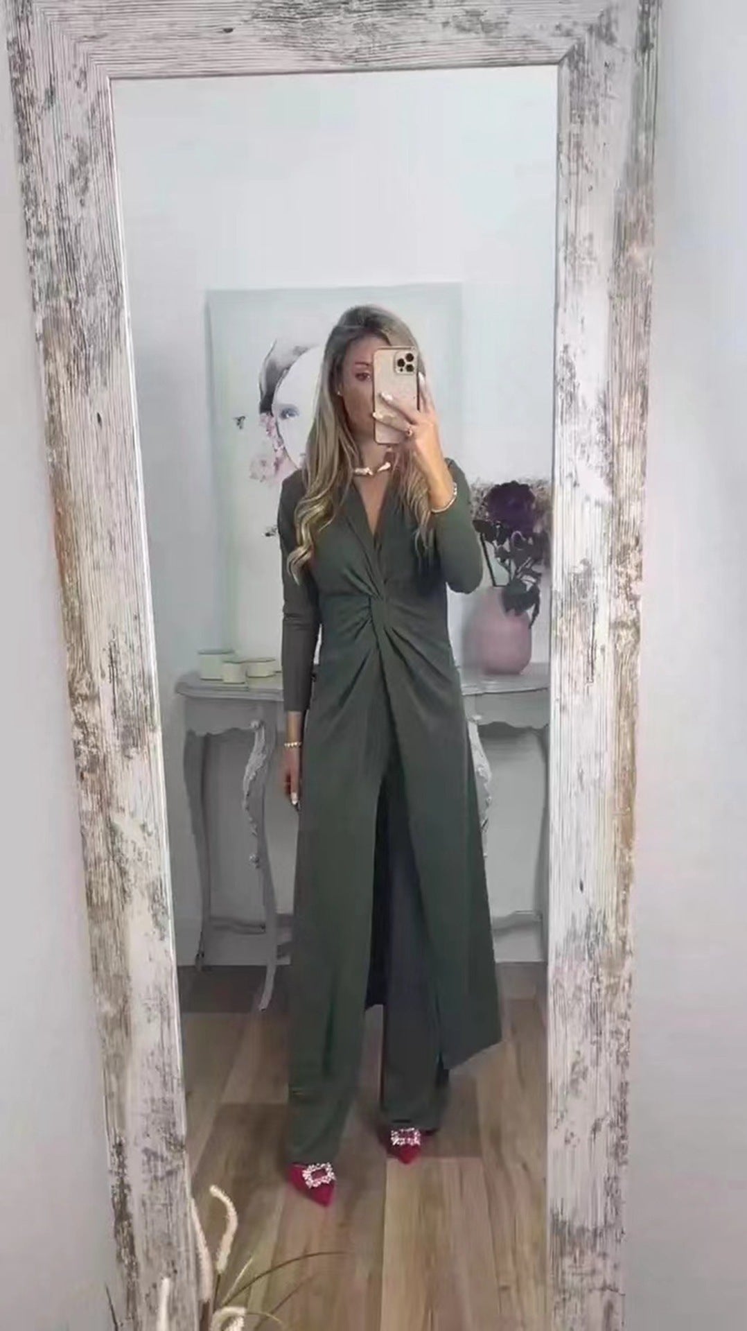 Mark – Raka Byxor Tvådelad Kostym