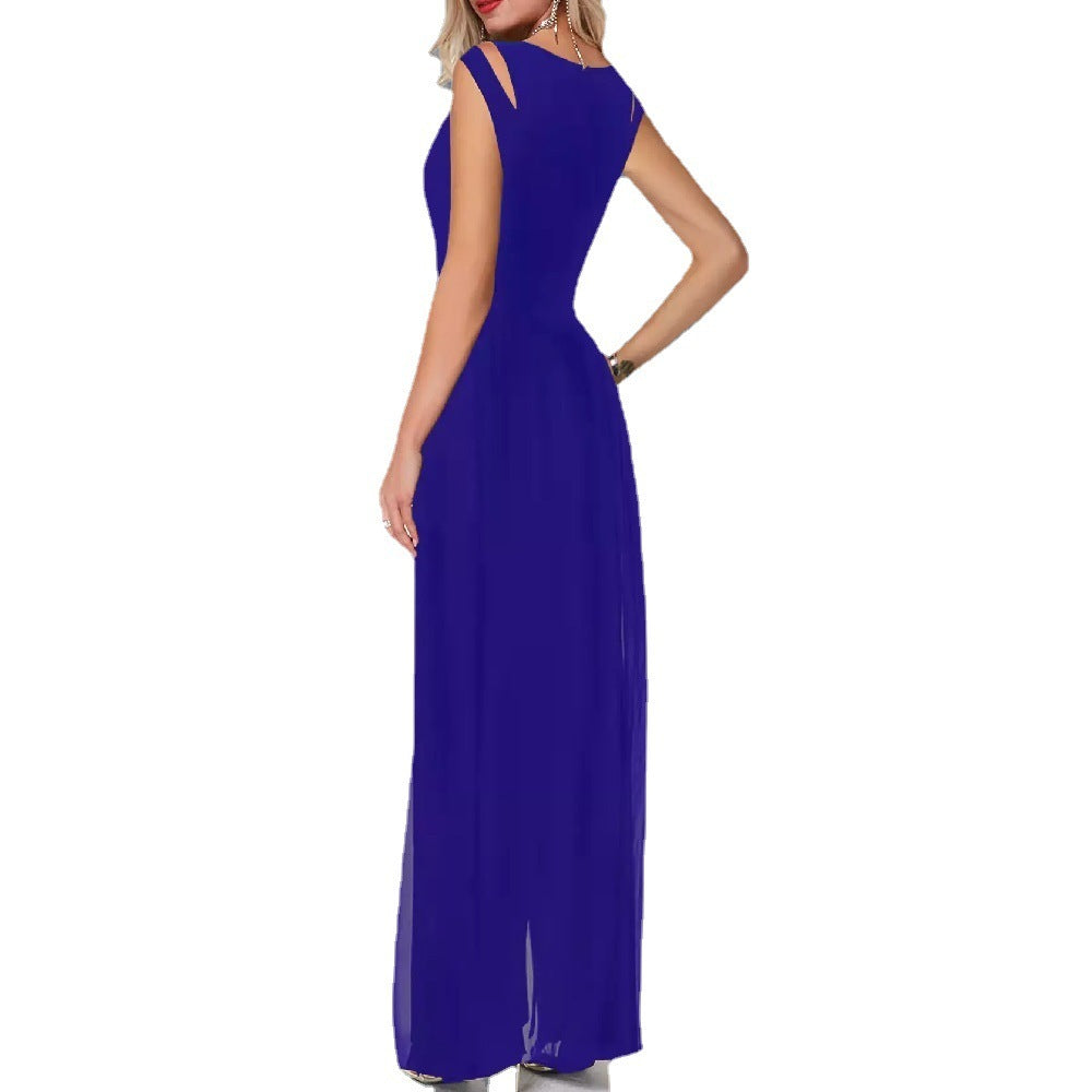 Mary – Jumpsuit i mjukt premiumtyg med enfärgad design