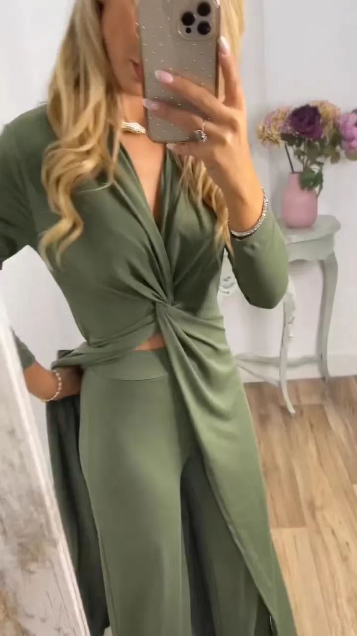 Mark – Raka Byxor Tvådelad Kostym