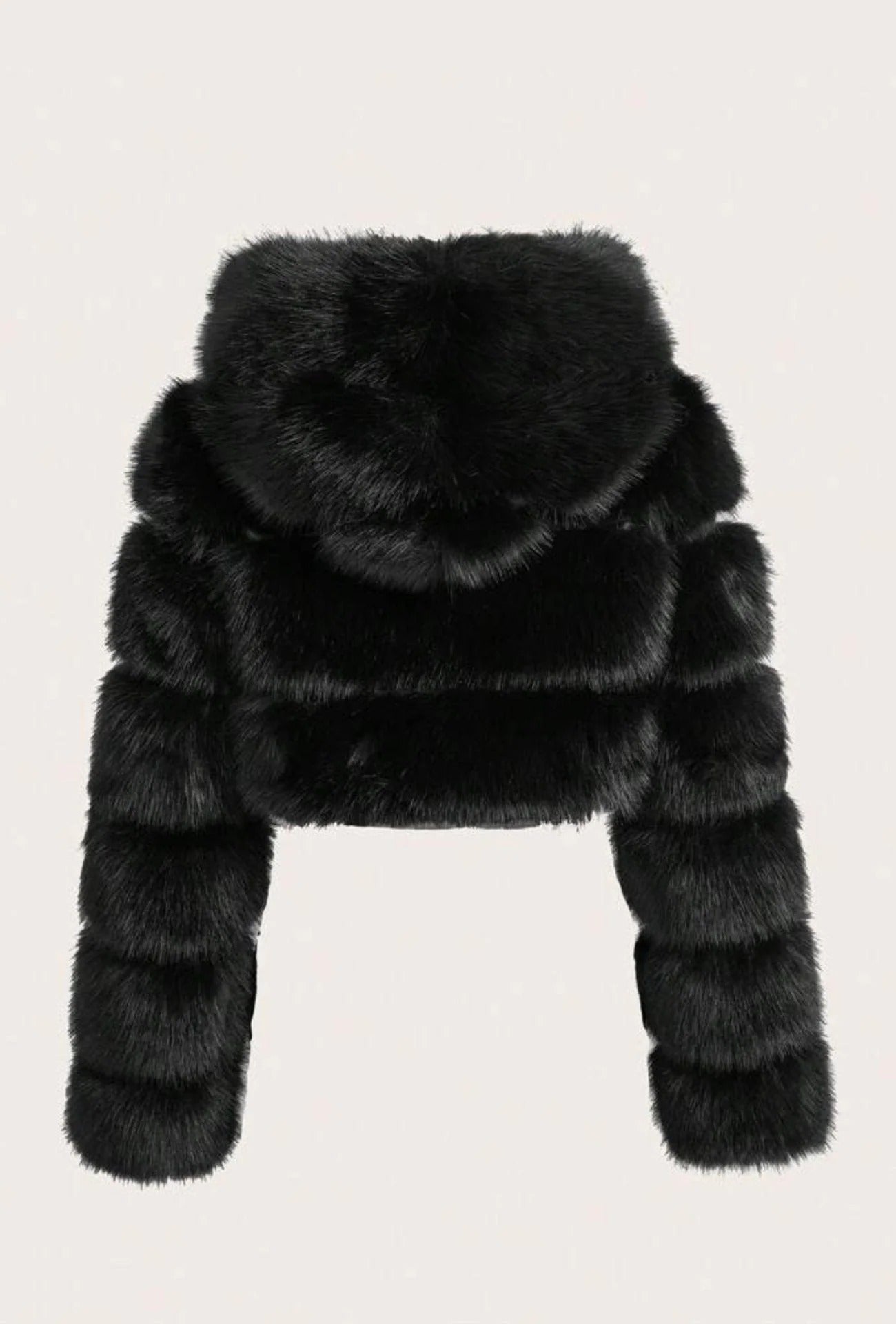 Women’s Faux Fur Coat - Cropped Glamorous Outerwear