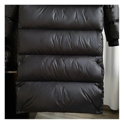 Women’s Long Puffer Coat - Hooded Quilted Winter Outerwear