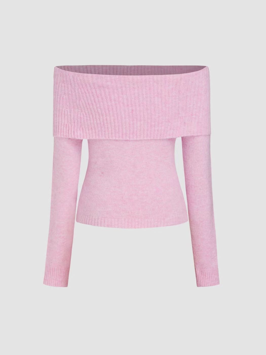 Chic Off-Shoulder Knit Sweater